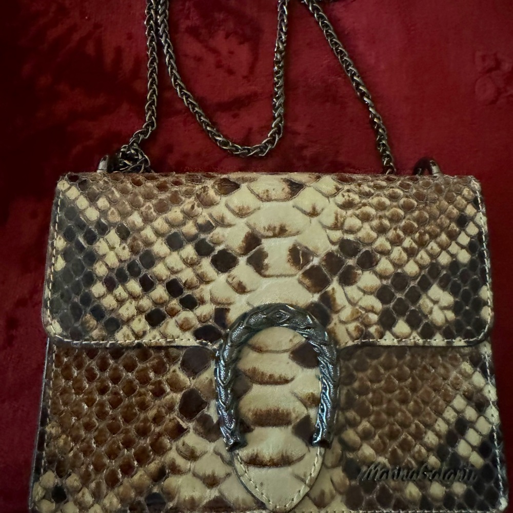 Marina Galinta Leopard Print Crossbody